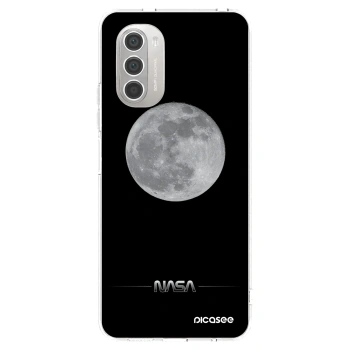 Picasee silikonski prozorni ovitek za Motorola Moto G51 - Moon Minimal