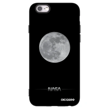 Picasee silikonski črni ovitek za Apple iPhone 6/6S - Moon Minimal