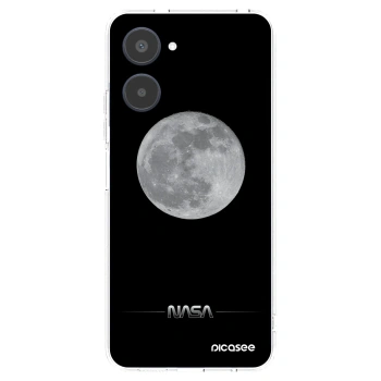 Picasee silikonski prozorni ovitek za Realme 10 4G - Moon Minimal
