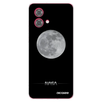 Picasee silikonski prozorni ovitek za Motorola Moto G84 5G - Moon Minimal