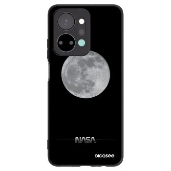 Picasee silikonski črni ovitek za Honor X7a - Moon Minimal