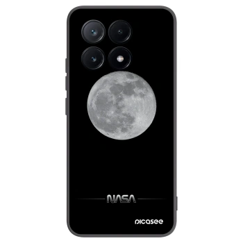 Picasee silikonski črni ovitek za Xiaomi Poco X6 Pro - Moon Minimal