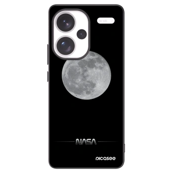 Picasee silikonski črni ovitek za Xiaomi Redmi Note 13 Pro+ 5G - Moon Minimal