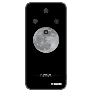 Picasee silikonski črni ovitek za Honor Magic6 Lite 5G - Moon Minimal
