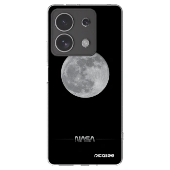 Picasee silikonski prozorni ovitek za Xiaomi Redmi Note 13 4G - Moon Minimal