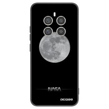 Picasee silikonski črni ovitek za Realme 12 Pro 5G - Moon Minimal