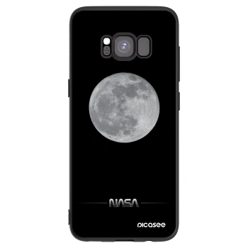 Picasee silikonski črni ovitek za Samsung Galaxy S8 G950F - Moon Minimal