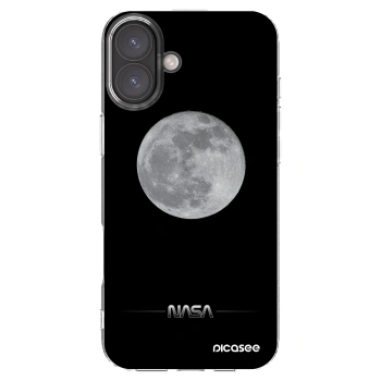 Picasee silikonski prozorni ovitek za Apple iPhone 16 Plus - Moon Minimal