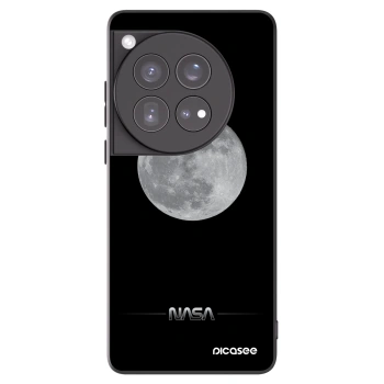 Picasee silikonski črni ovitek za OnePlus 12 5G - Moon Minimal