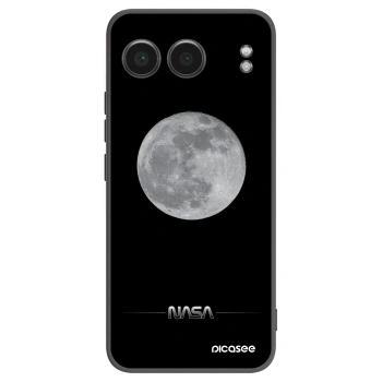 Picasee silikonski črni ovitek za OnePlus Nord 4 - Moon Minimal
