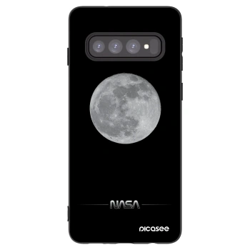 Picasee silikonski črni ovitek za Samsung Galaxy S10 G973 - Moon Minimal