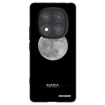 Picasee silikonski črni ovitek za Xiaomi Redmi Note 14 Pro 5G - Moon Minimal