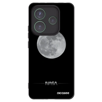 Picasee silikonski črni ovitek za Xiaomi Redmi Note 14 5G - Moon Minimal