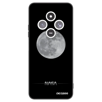 Picasee silikonski črni ovitek za Xiaomi Redmi 14C - Moon Minimal