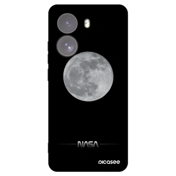 Picasee silikonski črni ovitek za Xiaomi Poco X7 - Moon Minimal