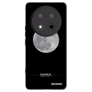 Picasee silikonski črni ovitek za Honor Magic7 Lite 5G - Moon Minimal