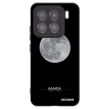 Picasee silikonski črni ovitek za Xiaomi 15 - Moon Minimal
