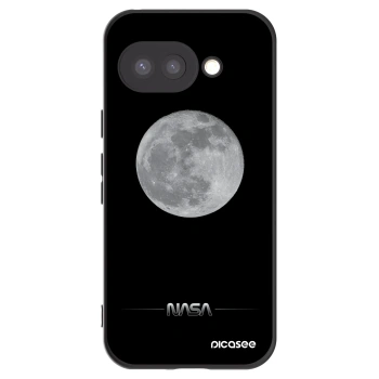 Picasee silikonski črni ovitek za Google Pixel 9a - Moon Minimal