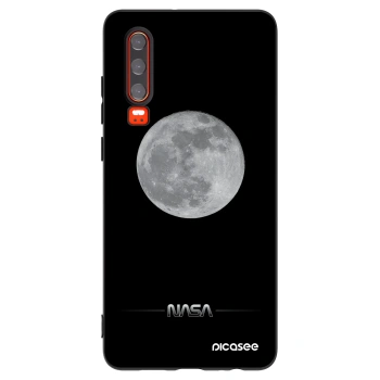 Picasee silikonski črni ovitek za Huawei P30 - Moon Minimal
