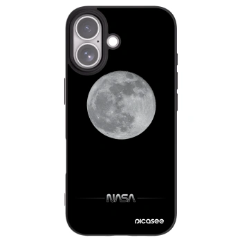 Picasee silikonski črni ovitek za Apple iPhone 17 - Moon Minimal
