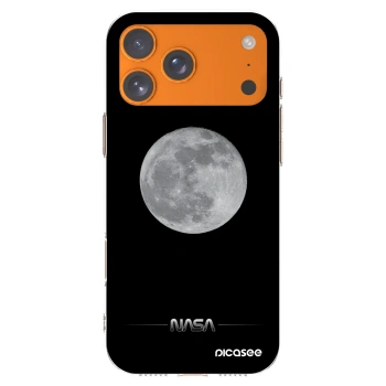 Picasee silikonski prozorni ovitek za Apple iPhone 17 Pro Max - Moon Minimal