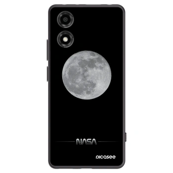 Picasee silikonski črni ovitek za Motorola Moto E14 - Moon Minimal
