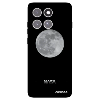 Picasee silikonski črni ovitek za Motorola Edge 60 Pro - Moon Minimal