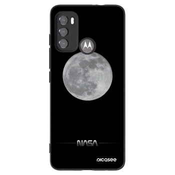 Picasee silikonski črni ovitek za Motorola Edge 60 5G - Moon Minimal