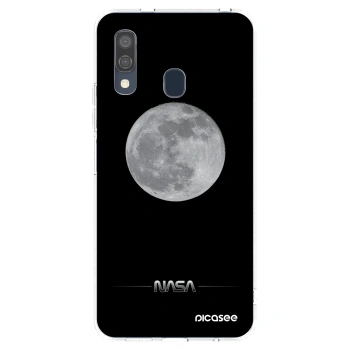 Picasee silikonski prozorni ovitek za Samsung Galaxy A40 A405F - Moon Minimal