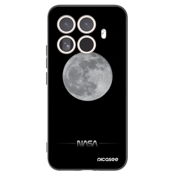 Picasee silikonski črni ovitek za Xiaomi 15T Pro - Moon Minimal