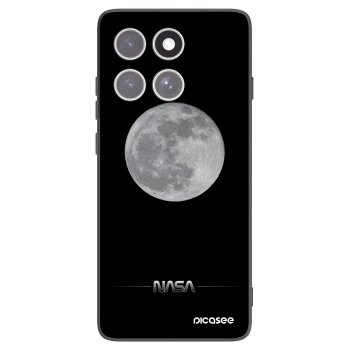 Picasee silikonski črni ovitek za Motorola Edge 60 Fusion - Moon Minimal