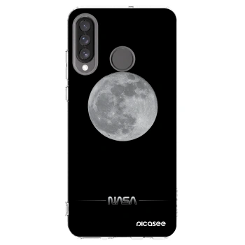 Picasee silikonski prozorni ovitek za Huawei P30 Lite - Moon Minimal