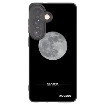 Picasee silikonski črni ovitek za Samsung Galaxy S26+ - Moon Minimal