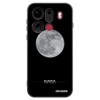Picasee silikonski črni ovitek za OPPO Find X9 Pro - Moon Minimal