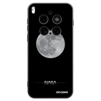 Picasee silikonski črni ovitek za Vivo X300 Pro - Moon Minimal