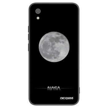 Picasee silikonski črni ovitek za Xiaomi Redmi 7A - Moon Minimal