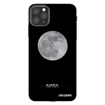 Picasee silikonski prozorni ovitek za Apple iPhone 11 Pro Max - Moon Minimal