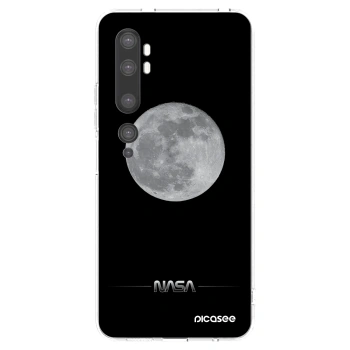 Picasee silikonski prozorni ovitek za Xiaomi Mi Note 10 (Pro) - Moon Minimal