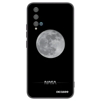 Picasee silikonski črni ovitek za Huawei Nova 5T - Moon Minimal