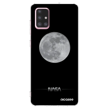 Picasee silikonski prozorni ovitek za Samsung Galaxy A71 A715F - Moon Minimal