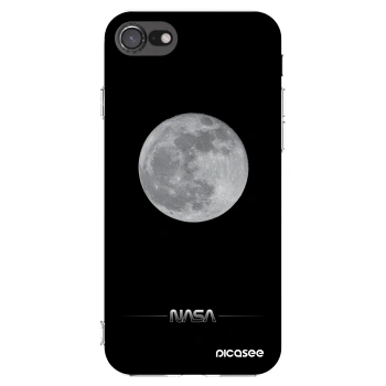 Picasee silikonski prozorni ovitek za Apple iPhone SE 2020 - Moon Minimal