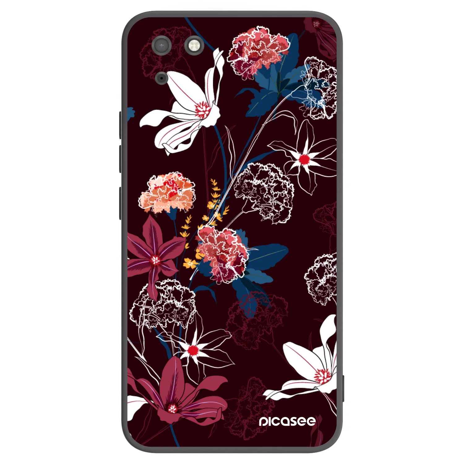 Picasee silikonski črni ovitek za Huawei Y5P - Dark Meadow