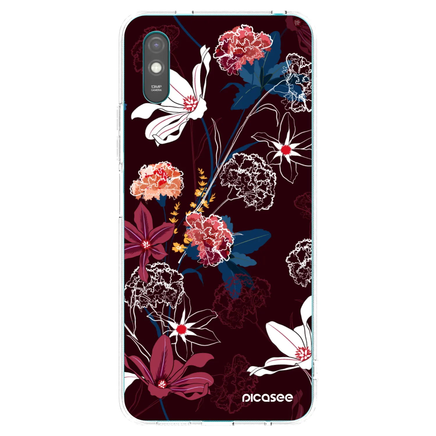 Picasee silikonski prozorni ovitek za Xiaomi Redmi 9A - Dark Meadow