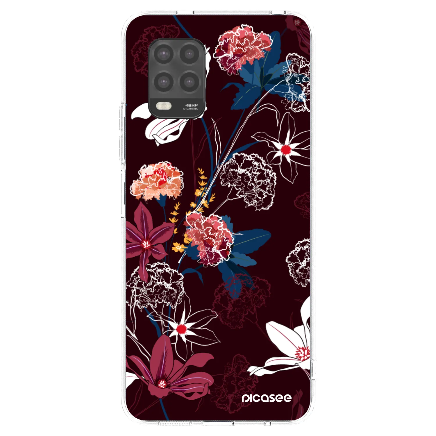 Picasee silikonski prozorni ovitek za Xiaomi Mi 10 Lite - Dark Meadow