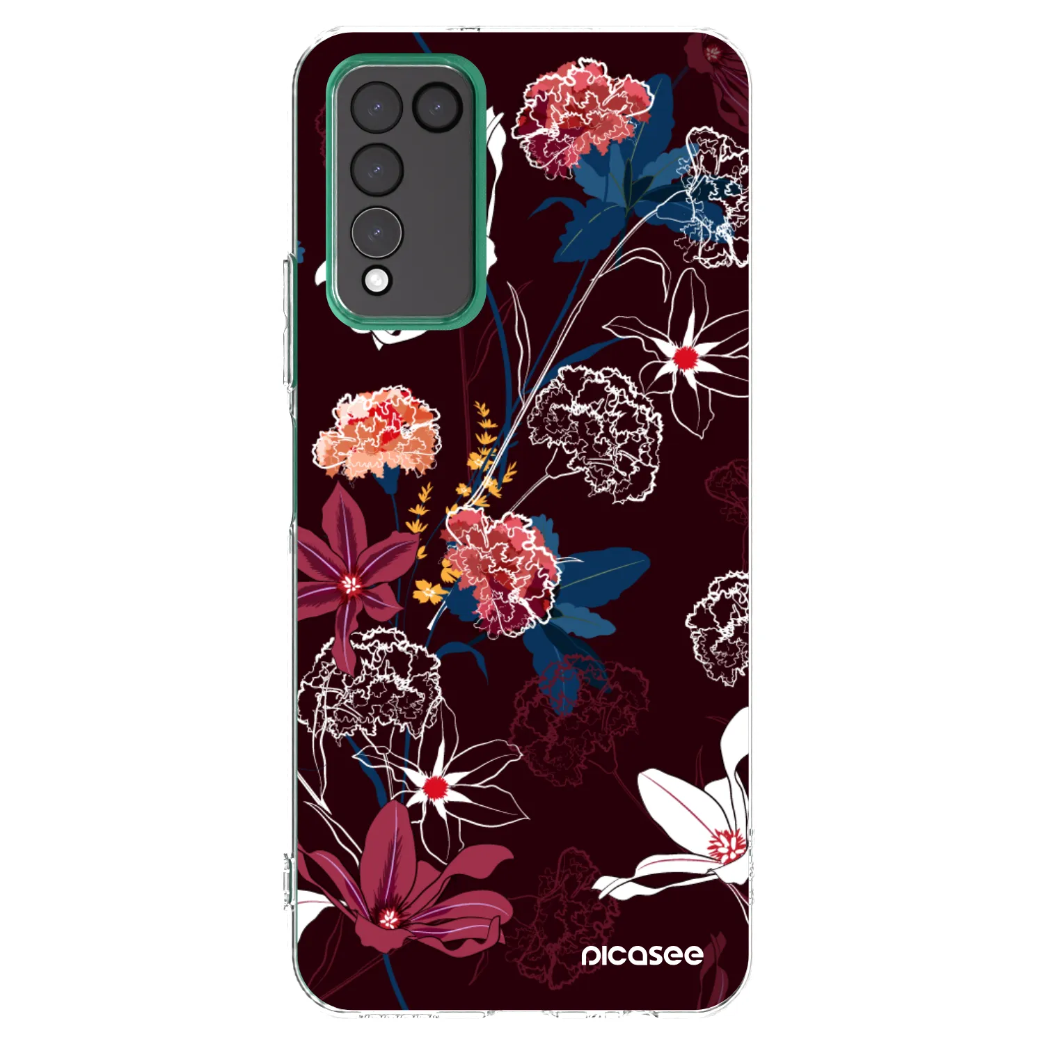 Picasee silikonski prozorni ovitek za Honor 10X Lite - Dark Meadow
