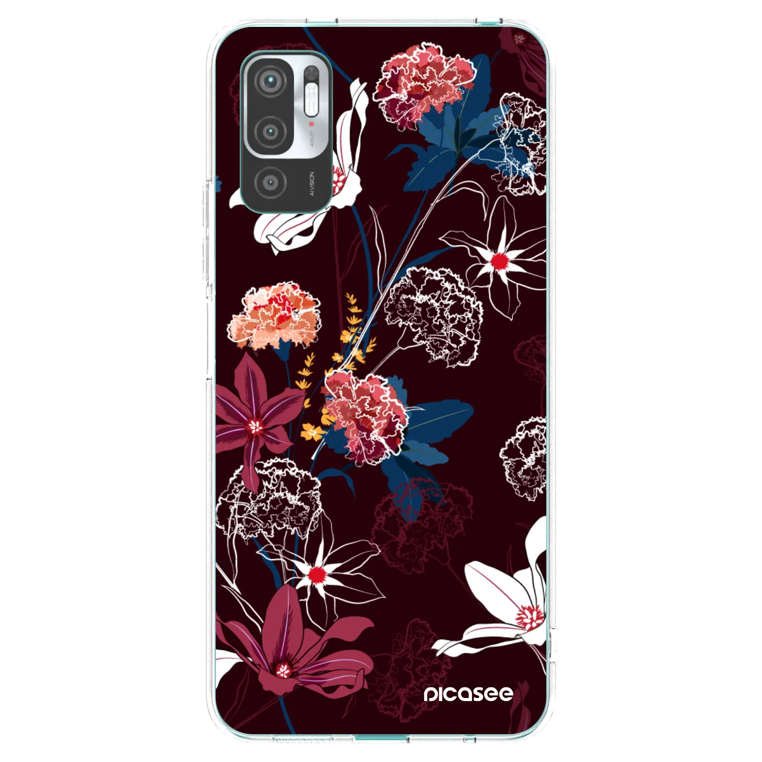 Picasee silikonski prozorni ovitek za Xiaomi Redmi Note 10 5G - Dark Meadow