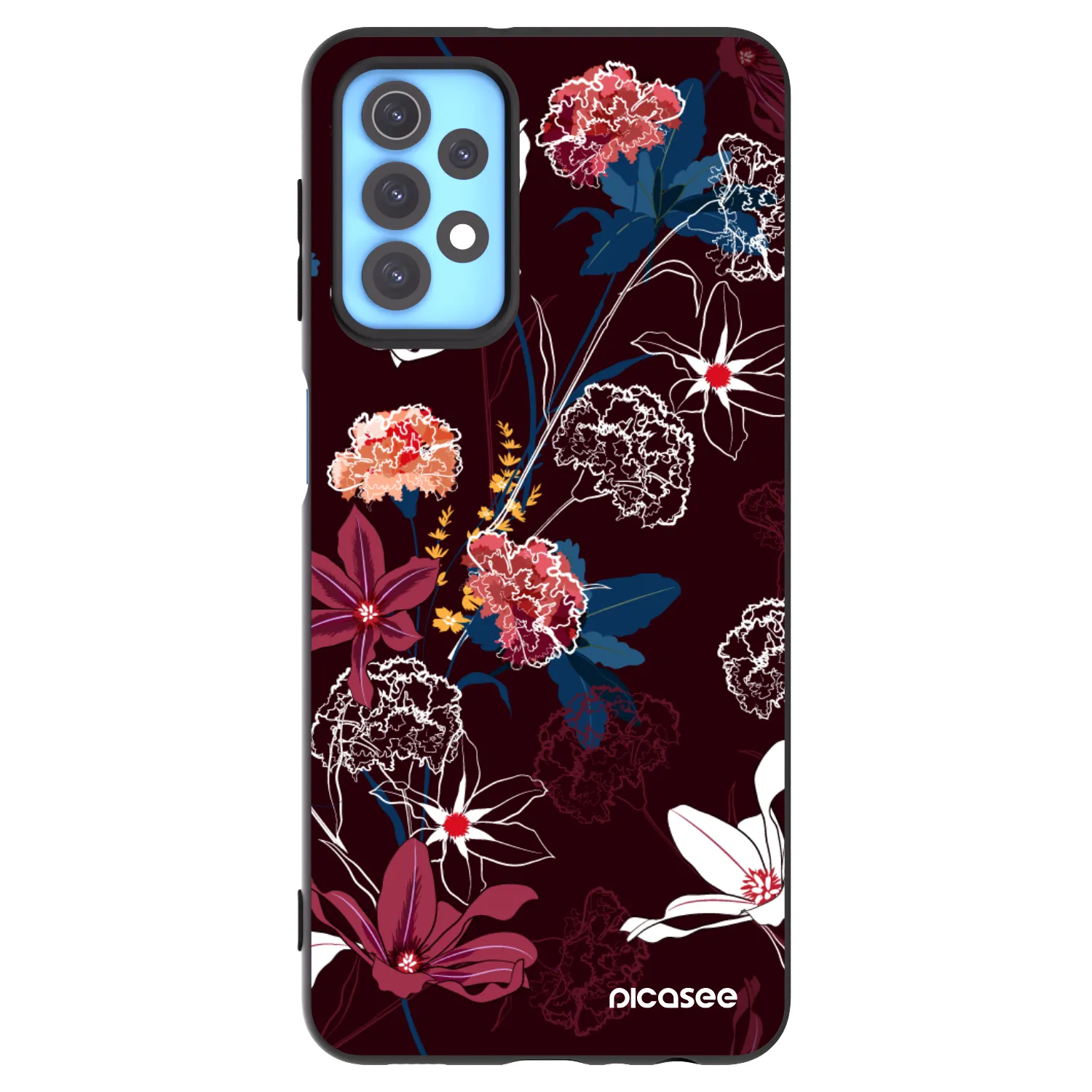 Picasee silikonski črni ovitek za Samsung Galaxy A32 4G SM-A325F - Dark Meadow