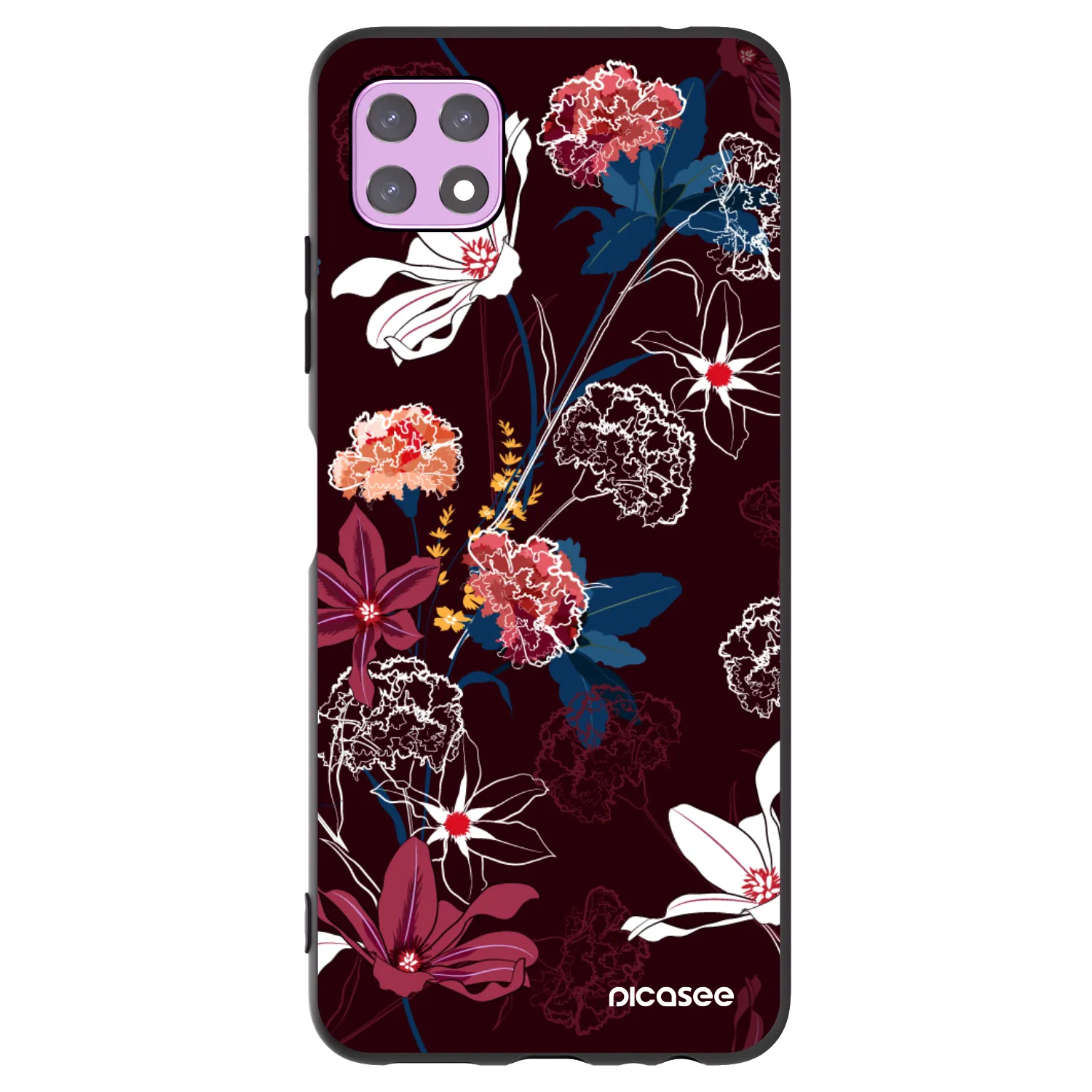 Picasee silikonski črni ovitek za Samsung Galaxy A22 A226B 5G - Dark Meadow