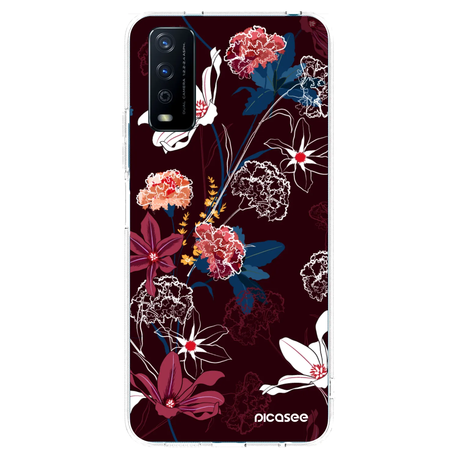 Picasee silikonski prozorni ovitek za Vivo Y11s - Dark Meadow