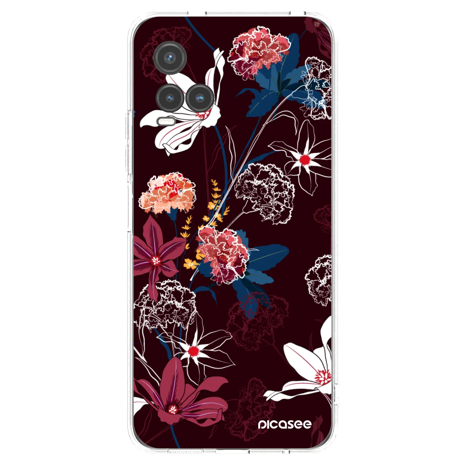 Picasee silikonski prozorni ovitek za Vivo Y33s - Dark Meadow